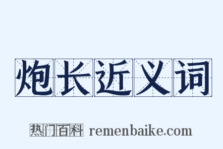 炮长近义词是什么意思的图片